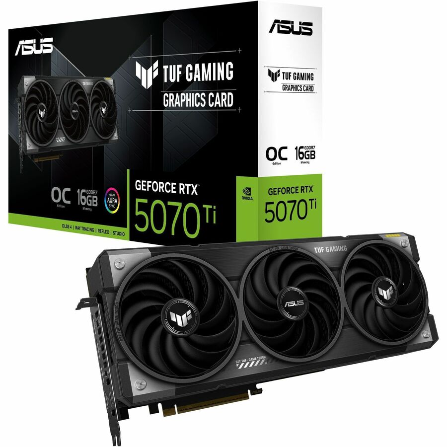 TUF NVIDIA GeForce RTX 5070 Ti Graphic Card - 16 GB GDDR7 TUF NVIDIA GeForce RTX 5070 Ti Graphic Card - 16 GB GDDR7